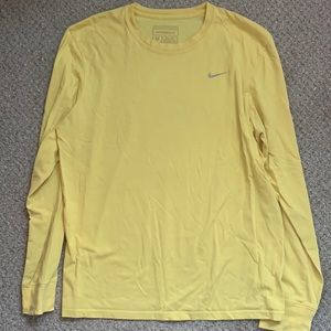 Yellow Nike Sports Top